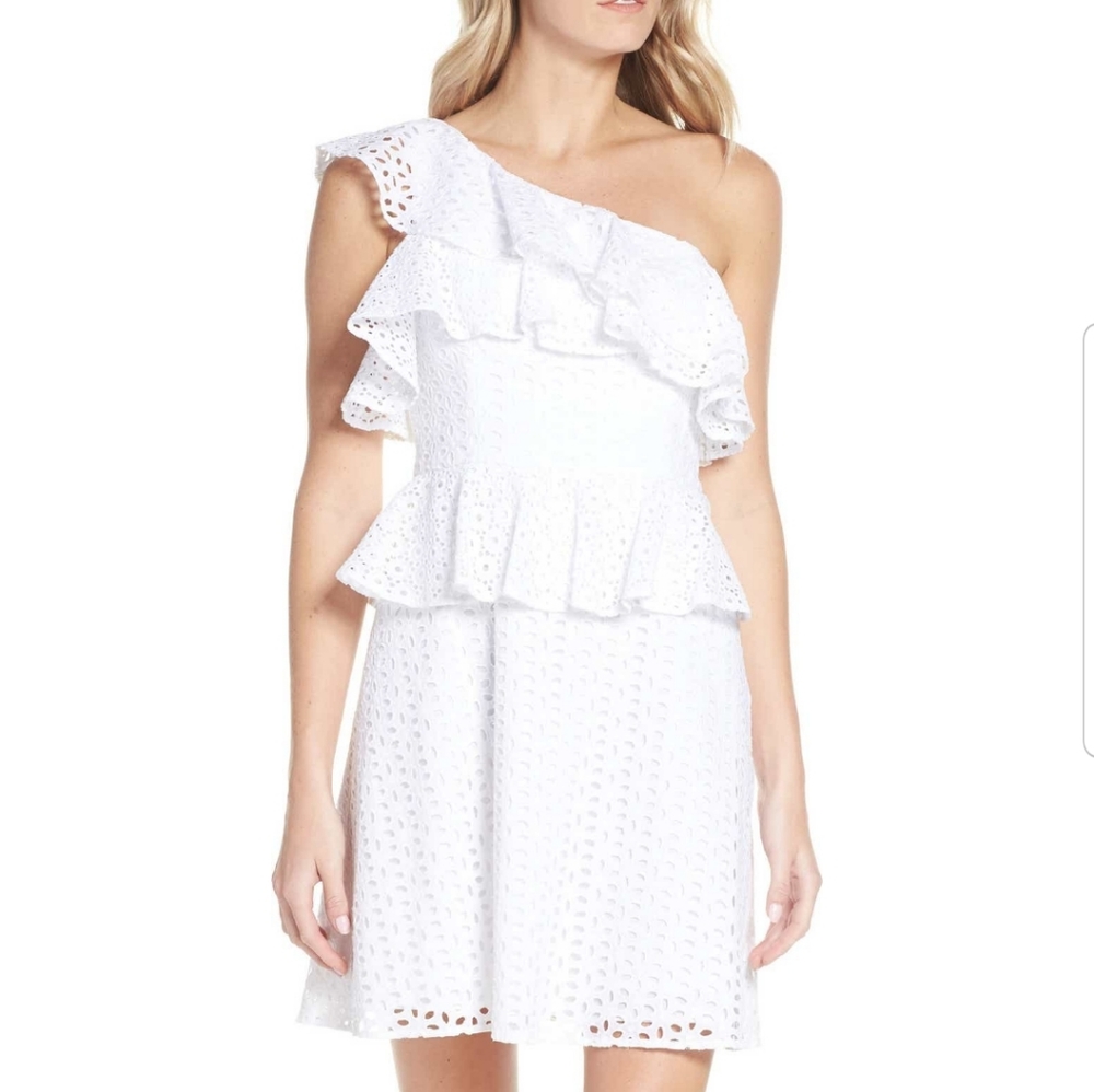 Lilly Pulitzer, Josey Eyelet Dress, Size 00